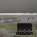 Amazon.com: FineFlame Camping Stove, 3 Burner Propane Portable Camp Stove with Regulator, Push-Button Instant Ignition, Portable Camp Grill, Adjustable Burners for Car Camping Outdoor Cooking (BLACK-19800 BTUs) : Sports & Outdoors