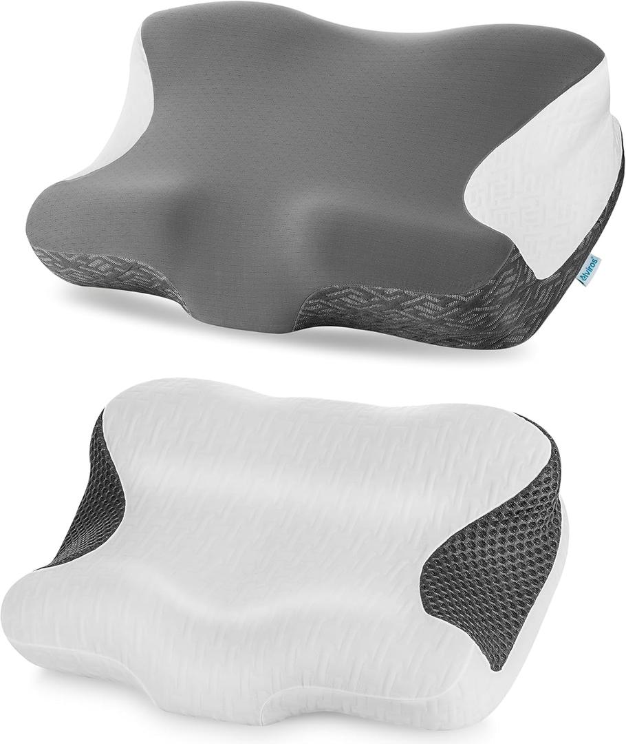 Elviros Cervical Neck CPAP Pillow for Sleeping