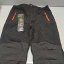 Mens Hiking Snow Ski Pants Waterproof Outdoor Insulated Softshell Pants Snowboard Zipper Bottom Leg Size 2XL