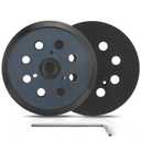 2 Pack 5 Inch 8 Hole Orbital Sander Replacement Pad for Porter Cable 343 343k 343VSK 390 390K 382 Random Orbit Sanders - Hook and Loop Sanding Pad Parts