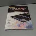 [2 PACK] Paper Screen protector for iPad Pro 13 inch 2025/2024 + [2 Pack] Replacement Tips for Apple Pencil, Anti-Glare Matte Paper Textured PET Film for Drawing, Writing Like on Book, Easy Application Tray