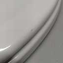 KOHLER 4647-0 Stonewood Elongated Toilet Seat, Elongated Wood Seat for Standard Toilets, Comes with Color-Matched Plastic Hinges, Home Essentials, White