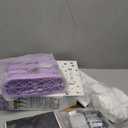 Square Magnet Button Maker Press Machine with 100 Sets Square Badge Making Supplies 2'' x 2'', Custom Fridge Badges  Ideal for Parties, Events, Business, School (Purple)