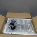 Giantex 3-Tier Side Table with Adjustable Mesh Shelf, Industrial Nightstand, Small End Table Stand for Living Room, Bedroom, Office, 12" D x 15" W x 20" H (White)