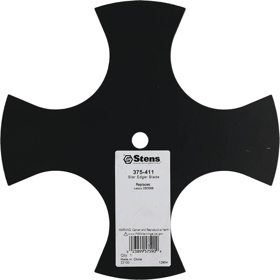 Stens 375-411 Star Edger Blade, Lesco 050568,Black
