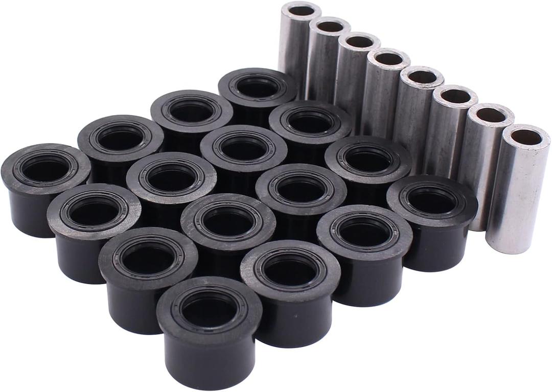 ApplianPar Front Upper and Lower Left Right A Arm Bushing kit for Honda Recon 250 FourTrax 300 Rancher 350 Foreman 400 450 Rancher 420 1993-2017