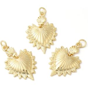 Mixed Styles Heart Animal Ocean Theme Brass Charms for DIY Jewelry Bracelet Necklace Earring Keychain Decor