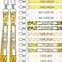 36 Pcs Wrist Lanyards for Keys Inspirational Cute Wrist Lanyard Strap Employee Gift for Coworker Thank You Gift