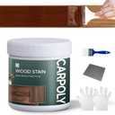 Wood Stain,32oz Cherry Red Wood Stain & Sealer in One, Water Based|Fast Drying|Non-Toxic|Low Ddor|Waterproof, for Indoor and Outdoor Furniture, Multiple Finishes(with Tools) (1kg)