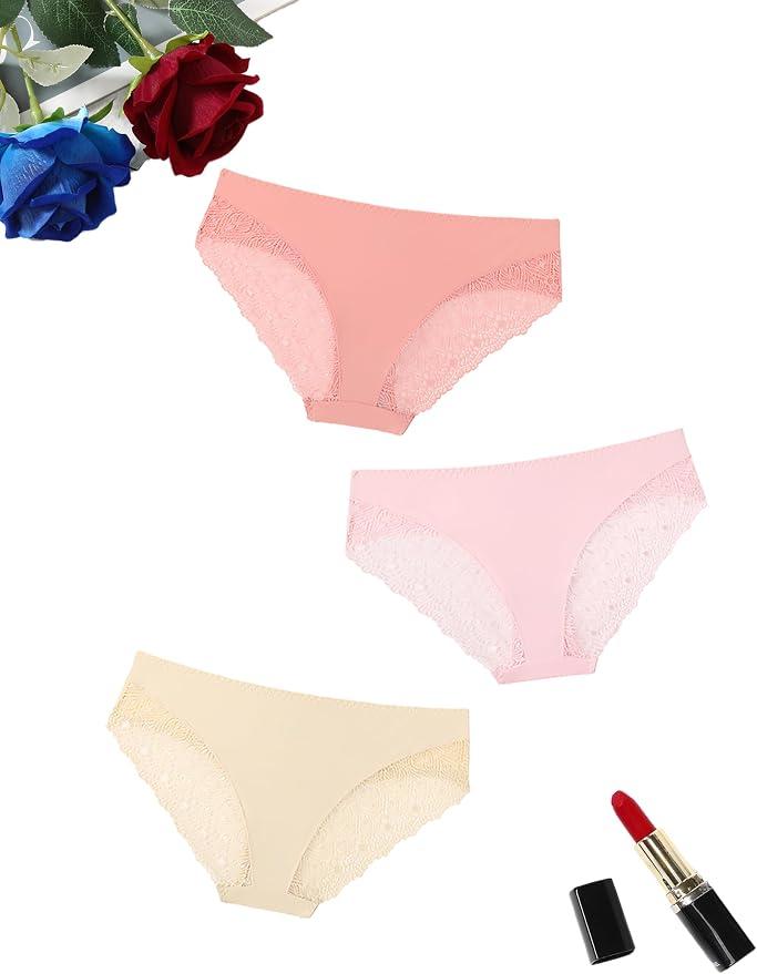 Avidlove Sexy Cheeky Panties for Women Lace Bikini Underwear, Size Small