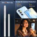 Fin2feel for Samsung Galaxy S25 FE Case, Compatible with MagSafe, Magnetic Military Shockproof Translucent Matte Back Phone Cover for Samsung Galaxy S25 FE (Clear)