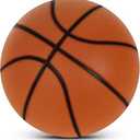 Mtlsttbd Silent Basketball-Size 7 (29.5") Upgrade Dribble Dream Silent Basketball, Grooved Airless Foam Technology for Soundless for Foam Indoor Training Ball for Various Indoor Activities (Brown)