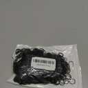Hicarer 1000 pcs Mini Rubber Hair Bands 1/2 Soft Elastic Bands for Woman Hair Braids Ponytails & Beards Small Dreadlocks, Wedding Hairstyle and More(1.5 cm,Black)