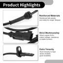 ABS Wheel Speed Sensor No.AE9Z2C204A Front Left or Right Driver or Passenger Side Fit for Ford Flex 2010-2012