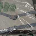 Toddler Booster Seat Dining Table Kitchen Chair, Waterproof Anti-Scratch PU Cushion, Non-Slip Bottom, Adjustable Buckle Straps, Easy Clean Portable Seat Cushion (Dark Brown)