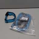 Reflective Dog Collar Padded with Soft Neoprene Breathable Adjustable Nylon Dog Collars for Small Medium Large Dogs (Medium (Pack of 1), Vivid Blue Collar+Leash)