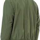 NORTHYARD Men's Bomber Jacket Lightweight Casual Windbreaker Zip Up Fashion Windproof Coat Spring Fall (Green, M)