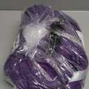 AOFITEE Dog Coat, Warm Dog Jackets for Large Dogs, Reflective Turtleneck Dogs Winter Coat with Harness Built in, Waterproof Windproof Pet Snow Jacket Fleece Vest for Cold Weather, Purple XXL