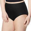 Hanes Women's Underwear Briefs Pack, 10-Pack, Cotton Brief Panties for Women, Moisture-Wicking (Plus Size) (11, Solid/Heather/Print Mix)