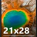 21x28 Picture Frame for Wall Display, 21x28 Black Picture Frame with Shatter Resistant Plexiglass, Stable and Sturdy 21 x 28 Poster Frame for Wall Display, Handpicked Gift Collection, 1 Pack