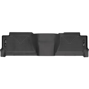 Husky Liners Weatherbeater Floor Mats | Fits 2004-2007 Chevrolet Silverado & GMC Sierra 1500/2500 / 3500 (2007 Classic Body Only) Crew CAB ONLY | 2nd Row, 1-pc Black - 14501