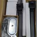 Suptek Quad LED LCD Monitor Stand up FreeStanding Desk Stand Extra Tall 31.5" Pole Heavy Duty Fully Adjustable Mount for 4 (3+1) / Four Screens up to 27 inch (ML6864)