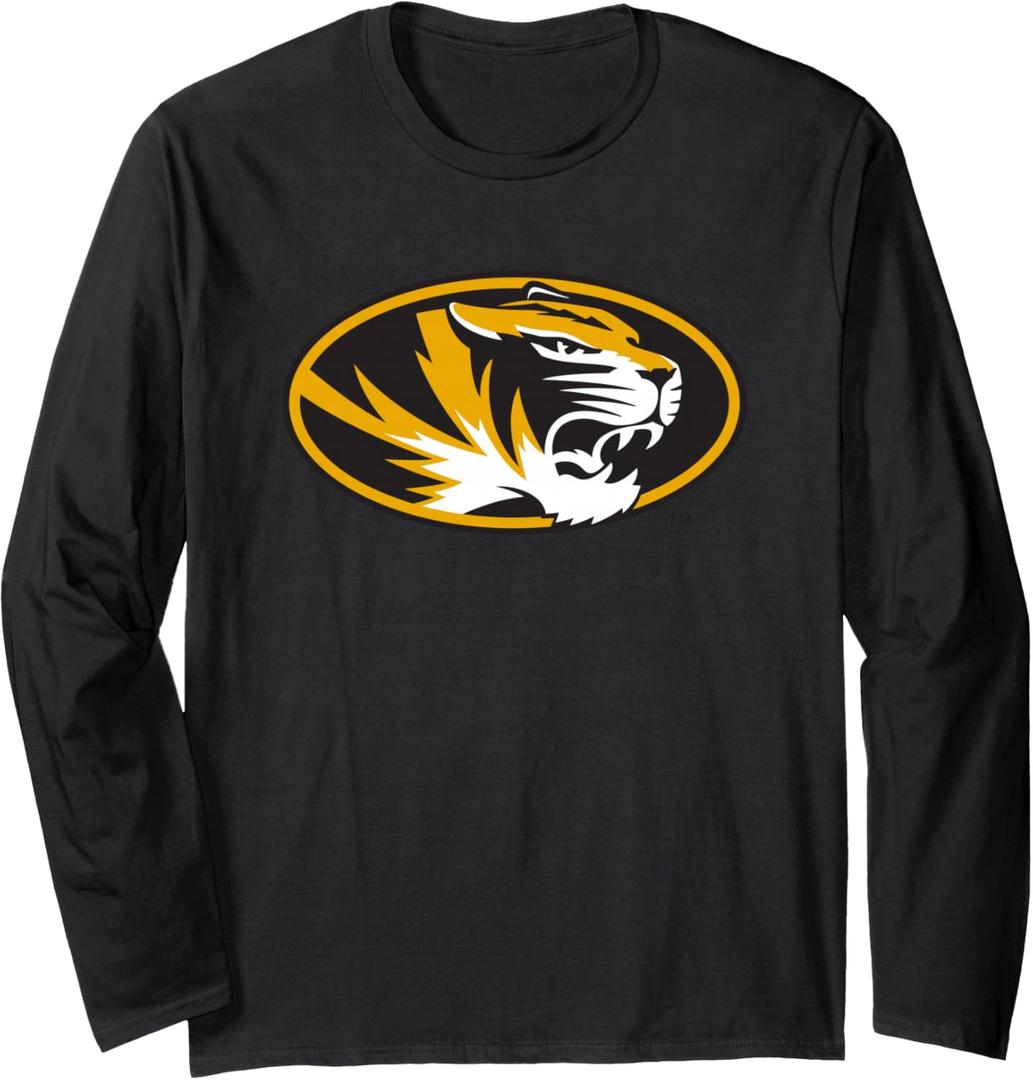 Missouri Tigers Apparel Icon Officially Licensed Long Sleeve T-Shirt, S