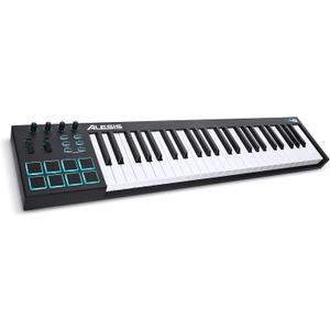 Alesis V49 - 49 Key USB MIDI Keyboard Controller with 8 Backlit Pads, 4 Assignable Knobs and Buttons, Plus a Professional Software Suite Included