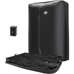 WhiteRhino Professional Vacuum Travel Bags,Reusable Vacuum Bags for Travel,IP67 Vacuum Travel Luggage for Clothes,Suitcase,Backpack&Carry(1pc+pump)