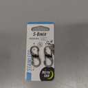 Nite Ize S-Biner MicroLock, Locking Key Holder, Stainless-Steel 4-Pack