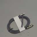 LISEN USB C to Lightning Cable, Chubby 240W 4 in 1 Charging Cable 6.6FT, USB A/C to C/Lightning with Light iPhone Charger for iPhone 17 16 15 14 Pro Max/M5 MacBook Air Pro/iPad/Samsung S25/Switch/PS5 (Grey)