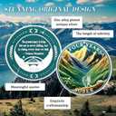 CHURYUML 4 Year Sobriety Chip Four Year Sober Coin Achievement Medallions Sobriety Gifts for Women Men AA Coins Alcoholics Anonymous Addiction Recovery Gift Affirmation Token