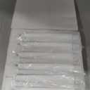 Eywamage Short White Flameless Taper Candles with Remote, Flickering Battery LED Wax Candlesticks Set of 6