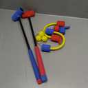 Kids Croquet Set Parent Child Interactive Toy Classic Lawn Croquet Game Set