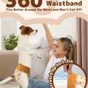 Dono Disposable Dog Diapers Female-40PCS, Pull it Up Doggie Diapers for Female Dogs with 360 Stretchy Waist, Doggy Diapers for Dog in Heat Period, Super Absorbent Leak-Proof Puppy Diapers, XS