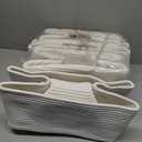 MiniArk Large Storage Baskets for Organizing, Closet Shelf Baskets for Clothes Blanket Towels, Baby Nursery, Toy Bins Box, Woven Rope Baskets, 17 x 13 x 7.5, 4 Packs Off White