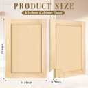 Cinnvoice 3 Pcs 16.25'' W x 22.5'' H Unfinished Pine Kitchen Cabinet Door