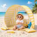 Baby Beach Tent, UPF 50+ Sun Shelter, Pop Up Beach Canopy, 35" x 26" x 26"