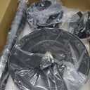 Fanbulous Ceiling Fans with Lights, 42 inch Low Profile Flush Mount Ceiling Fan with Remote/APP Control,Black Modern Ceiling Fan with LED Light for Bedroom Indoor Outdoor-LED Dimmable, 3CCT, 6 Speeds