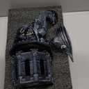 Forged Dice Co. Dragon Dice Jail - D&D Dice Holder and Storage Box with Removable Collectors Dragon Miniature - Fits Up to 2 Standard Polyhedral RPG Sets - Black