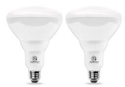 Energetic BR40 LED Light Bulbs, Indoor Flood Light, Dimmable, 5000K Daylight, 110W Equivalent, 1600LM, E26 Base, Recessed Can Lights, High Lumen, Flicker Free, UL Listed, 2 Pack