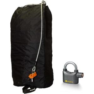 Helmet Carrier, Anti-Theft, Waterproof, Anti-Cut, 18 Meters of Steel Cable Inside, Alarm Lock, Security Helmet Bag for 2 Helmets