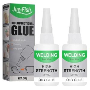 soputry Jue Fish Glue, Welding High-Strength Oily Glue Powerful Universal Multifunctional Oil-Based Adhesive (2Pcs)