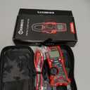 KAIWEETS HT206D Digital Clamp Meter T-RMS 6000 Counts, Multimeter Voltage Tester Auto-ranging, Measures Current Voltage Temperature Capacitance Resistance Diodes Continuity Duty-Cycle (AC/DC Current)