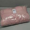 The Children's Place Girls' Water and Wind Resistant Hooded Zip Front Mid Length Puffer Jacket, Faux Fur Lined (Pink, L)