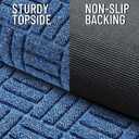 OLANLY Front Door Mat Outside Entrance 71x47, Heavy-Duty Rubber Doormat