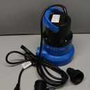 FOTING 1/2HP Submersible Water Pump with Stainless Steel Base - Removes Water to 0.04" Depth, 2450GPH Portable Sump Pump for Puddles, Pools, Boats, Gardens & Ponds - 10Ft Cord Included