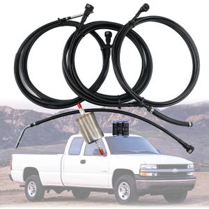 FL-FG0053 Fuel Lines Kit for 1999-2003 Chevy Silverado 1500 2500 GMC Sierra 1500 Fits 4.8L 5.3L 6L 8.1L Pickup Trucks