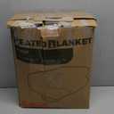 RALYSUN Electric Heated Blanket 72"x84" Full Size - Dual-Sided with Microplush & Sherpa Fabric, 4 Heat Settings & 10 Hours Auto Off, Machine Washable - Iron Gray