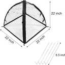 Strawberry Plant Protector,22 x22 x 22 Inch Cloche Dome for Plants,Plant Protection Tent For Plant Cages to Keep Animals Out,Mesh Plant Cover for Plant Protectors from Animals,Chicken Wire Cloche 1PC